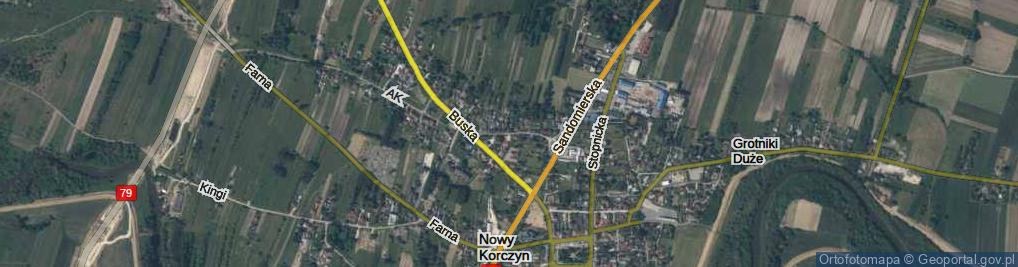 Zdjęcie satelitarne Polna ul.